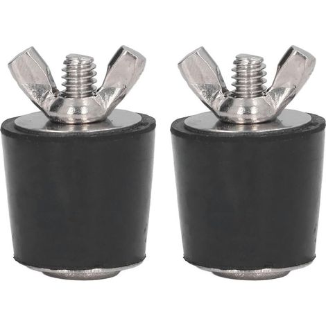 Lot de 2 Bouchons D'hivernage de Piscine pour Trous de Piscine, 25 Mm Bouchons D'expansion d'hiver Bouchons en Caoutchouc pour Piscine Hors-Sol Skimmer Lignes de Retour Tuyau de (1/5)