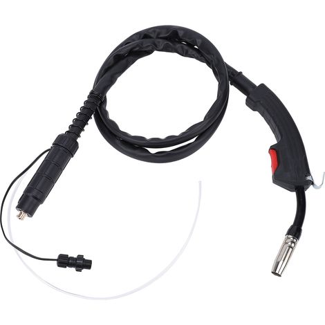 Torcia MIG adatta per apparecchiatura di saldatura MIG130, pistola di saldatura a gas CO2 con protezione, filo da 0,8 a 1,2 mm, 160A-200A, lunghezza 2 m. (1/5)