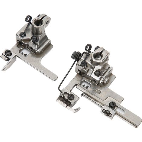 2 Pièces Pied Presseur Élastique pour Machine à Coudre 5.6 Points, Compatible Kingtex Small/W500‑05 Pied Large (1/5)