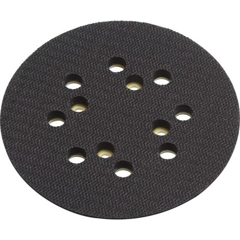 Plateau de ponçage 125 mm – Fixation auto-agrippante – Pour ponceuses excentriques – Ponçage bois, métal, plastique (1/4)