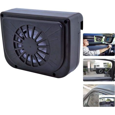 Ventilateur solaire pour voiture - de refroidissement fenêtre (1/5)