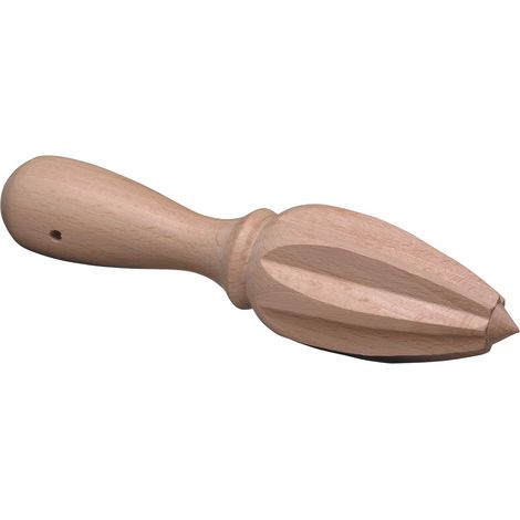1 Presse-agrumes Bois, 15 cm, Rainures larges, Extraction jus, Agrumes, Cuisine Pâtisserie (1/5)