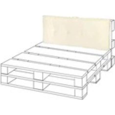Cojin para palet FABOTEX Living palett 120x47x7 crudo 990153632146158