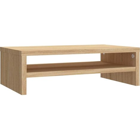 Maison Exclusive - Monitorständer Sonoma-Eiche 42x24x13 cm Holzwe