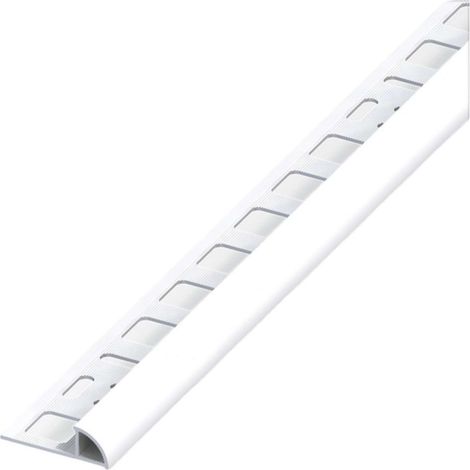 Alfer Profilo Ad Angolo Jolly Pvc Bianco Brillante Mm. 10X2,5 Mt. - 5 Pz