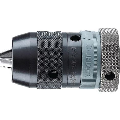 Mandrin à serrage rapide Supra SK, diamètre de serrage 0,5-10 mm, B 12 f. Re./Li.-Lauf