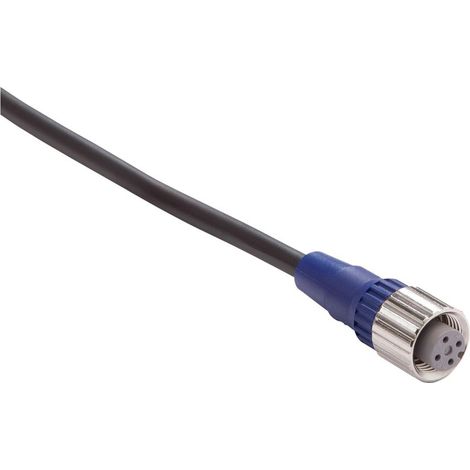 Cavo Presa M12 Estremità nude, 4 Conduttori, 2m, IP67, Nero - OMRON XS2FLM12PVC4S2M