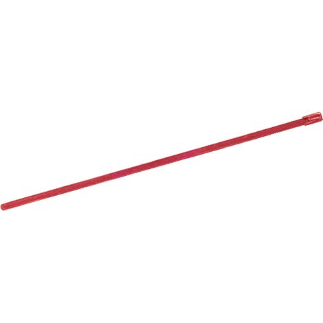 Serre-câble RS PRO Rouge en Acier inoxydable revêtu de polyester, 100mm x 4,6 mm ( Prix pour Sachet de 100 )