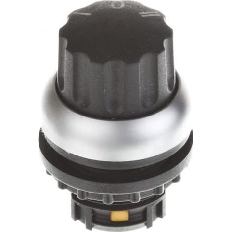 Interruptor de accionamiento de 3 posiciones, color negro, con retorno por resorte M22-W3 216861