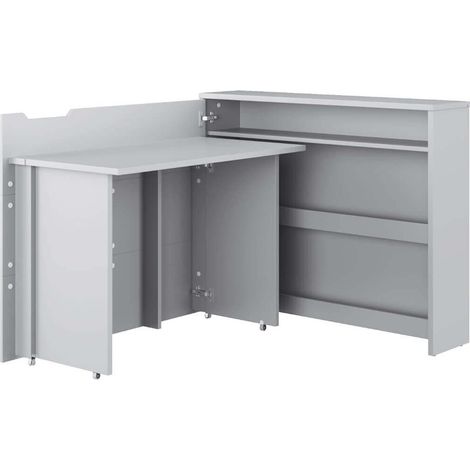 Lenart Klapptisch Off. Concept cm115x27-136x93H links Grau