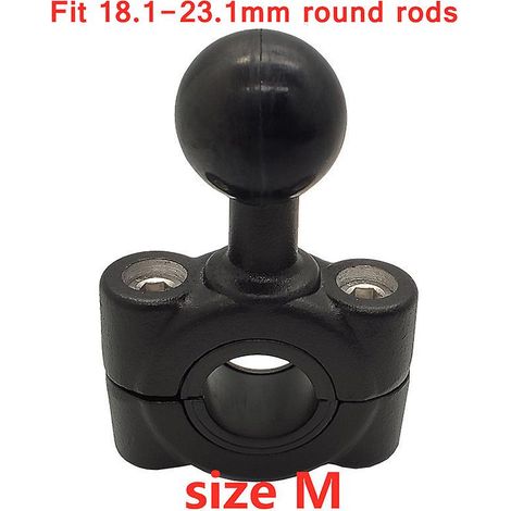 support de rail à rotule de 2,5 cm (1 pouce) pour rétroviseur de voiture, appuie-tête, moto ou scooter, compatible avec GoPro et autres véhicules. (1/2)