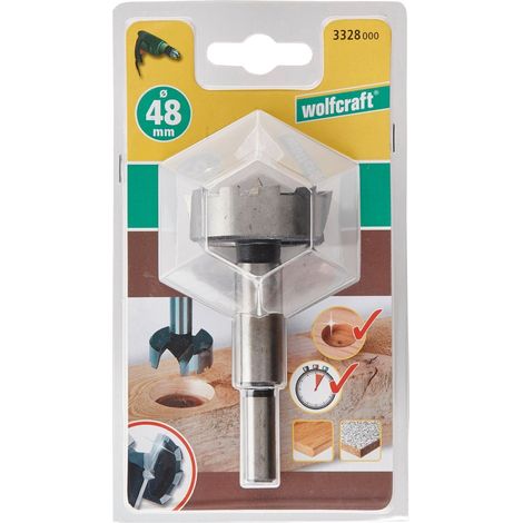 Fresa empotrada para puertas correderas WOLFCRAFT, 48 mm de diámetro WOLFCRAFT