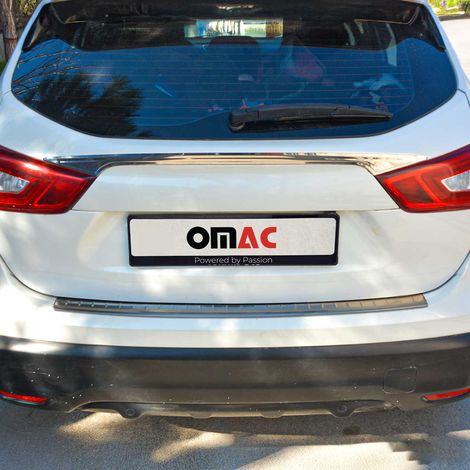 Protection Seuil de Pare-Chocs Arriére Compatible avec Nissan Qashqai 2014-2017 Acier (1/5)