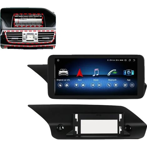 Autoradio, touchscreen, audio di alta qualità, compatibile con Mercedes Benz W212 S212 E200 E230 E260 E300 NTG4.5 NTG5.0, NTG4.5 8G 128G, Octa-core (1/2)