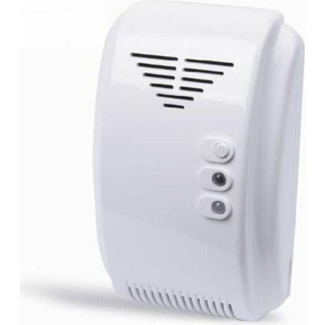 Détecteur de gaz Crediri, alarme de capteur de gaz 12 V pour propane, butane et GPL, camping-car, fourgon aménagé, blanc (1/2)