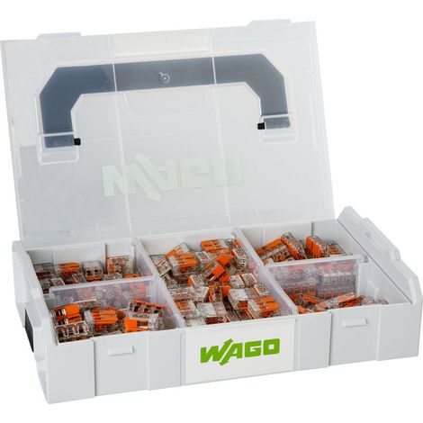 Wago Verbindungsklemmen-Set L-Boxx Mini, 259x63x155mm, 900,7g, Transparent (1/3)