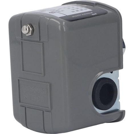 Pressostat de Pompe de Puits – Contrôle pour Pompes électriques – Filetage NPT 3/8" – Compatible avec les Pompes à Jet, Submersibles et Alternatives – Régulateur de Pression pour un Débit (1/5)