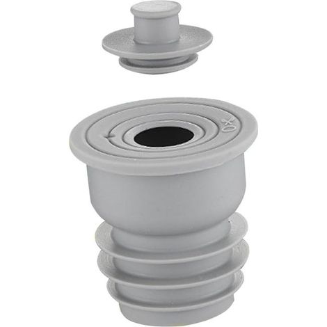 Anneau d'étanchéité pour tuyau d'évacuation de cuisine et de salle de bain, bouchon d'étanchéité anti-odeurs, 35-40 mm, gris. (1/5)