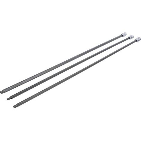 Jeu de Douilles à Embouts 12,5 mm (1/2) - L. 800 mm, Polygone Femelle XZN - Pour VAG, 3 pcs - Précision et Robus - D-Work (1/5)