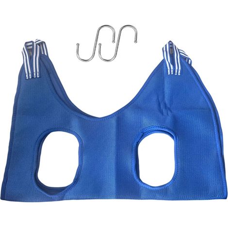 Hamac Pour Animaux - Sacoche De Contention Pour Toilettage Chien Chat - Usage Intérieur - Tailles XS À L - Bleu (1/5)