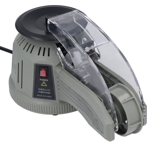 Machine de découpe de ruban adhésif électrique JAXUDA, distributeur de ruban automatique manuel à disque rotatif, prise UE 220 V (1/5)