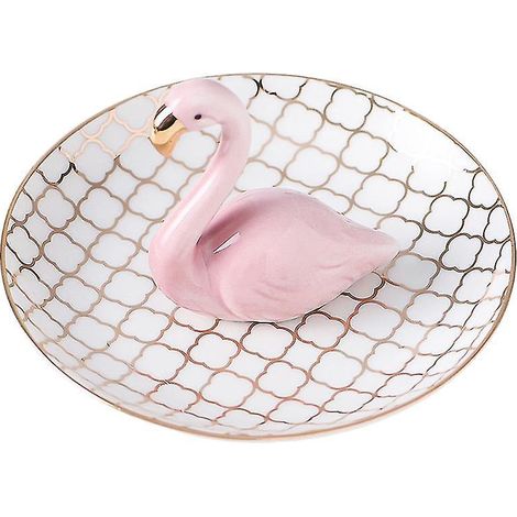 plateau à bijoux flamant rose (1/3)