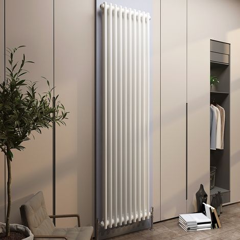 Biubiubath Traditional Cast Iron Radiator 1800x470mm 2 Column White