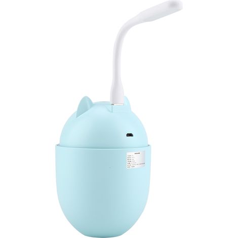 Multifunktionaler, katzenförmiger Ultraschall-Luftbefeuchter mit Nachtlicht, Luftreiniger und Mini-Ventilator inklusive USB-Kabel (1/5)