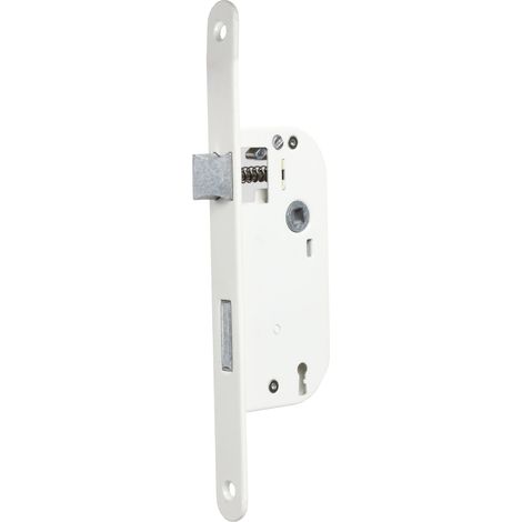 Serrure pour porte de chambre ou d'intérieur, 2685, blanc (1/5)