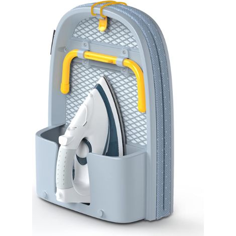 Funda para tabla de planchar de bolsillo Joseph Joseph gris Protección y comodidad para un planchado eficiente, perfecta para ahorrar espacio en tu hogar