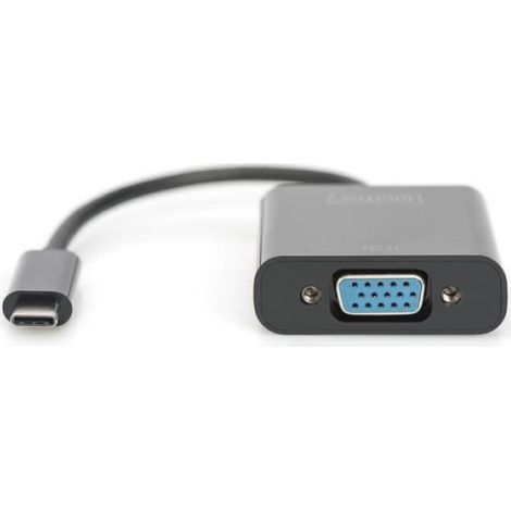 Câble Video - USB C Vers VGA - 0,15 M - Noir (1/4)