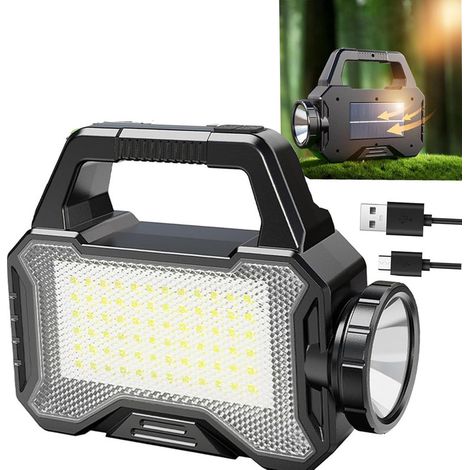 Torce di emergenza a energia solare, luci da campeggio a LED a energia solare, batteria ad alta capacità per, torce di emergenza multiuso (1/5)