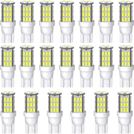 Ampoule automobile LED, lot de 20 unités, réf. T10/42SMD-3014, 12V, couleur blanche, pour marche arrière.-AquaForge (1/5)
