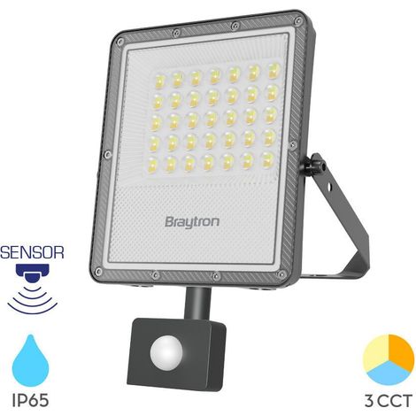 Projecteur LED 30W 3300lm IP65 avec Détecteur de mouvement – Gris (1/5)