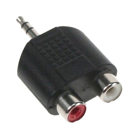 Adaptateur audio 2x RCA - Jack 3.5mm STÉRÉO Goobay (1/2)