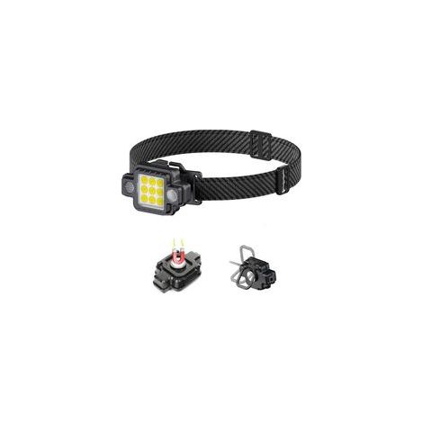Lampe Frontale, Lampe Frontale Led Ultra Puissante 5 Modes D'éclairage, Réglable, Légère Et Etanche Lampe Torche, Lampe Frontale, Magnétisme, Amovible, Chargement par USB et al (1/5)