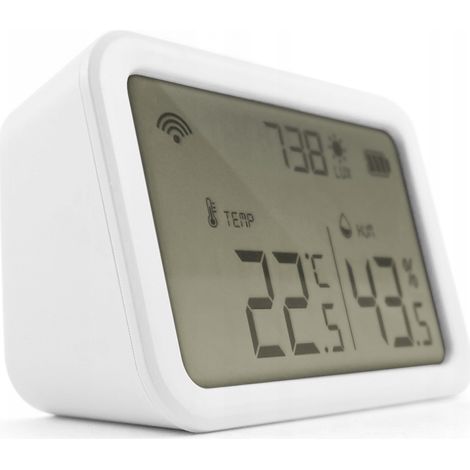 Temperatur- und Feuchtigkeitssensor mit WLAN-Luxmeter (1/5)