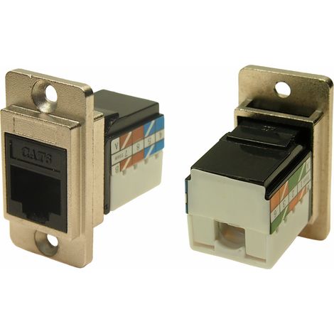 Connecteur RJ45 cat 6 RS PRO Prise femelle Montage panneau, ports ( Prix pour 1 )