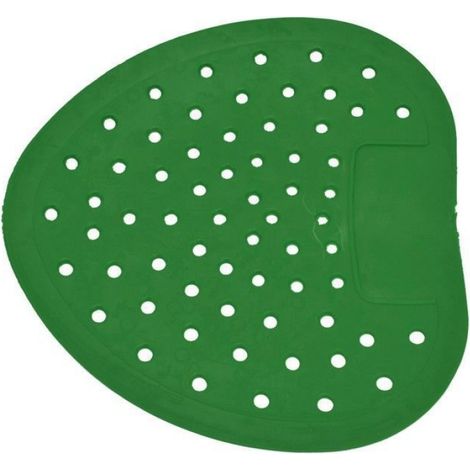 Tapis désodorisant pour urinoir, anti-éclaboussures, pour utilisation en salle de bain, couleur verte WC (1/4)