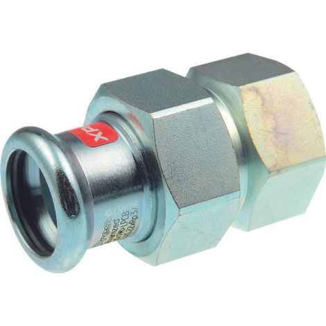 Raccord union - Xpress Carbone - Aalberts integrated piping systems - FF diamètre 35 - 1'1/4
