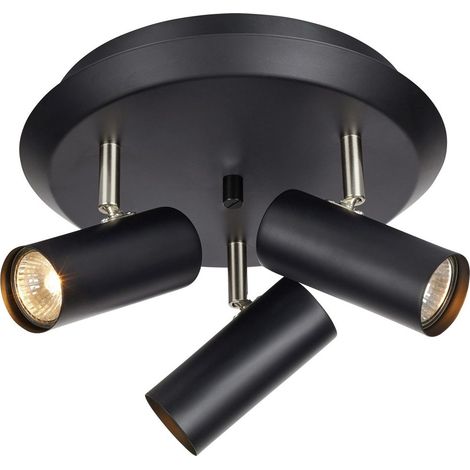 Markslojd BARCELONA - Plafonnier intérieur à 3 ampoules en grappe, noir, GU10 (1/3)