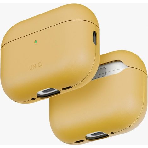 Funda UNIQ Lyden Vex para AirPods Pro de 3.ª generación, color amarillo. (1/2)