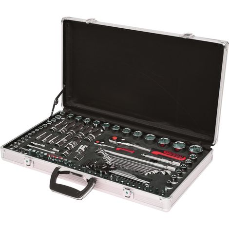 KS Tools 1/4+1/2 CHROMEplus Steckschlüssel-Satz, 102-tlg (1/3)