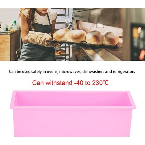 Moule à Savon en Silicone Rectangulaire 1200ML - Boîte de Moulage DIY pour Toast (1/5)