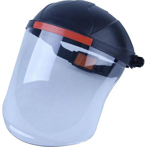 Coiffe de sécurité pour soudeur visière de protection anti-poussière et anti-éclaboussures noir et blanc (1/5)