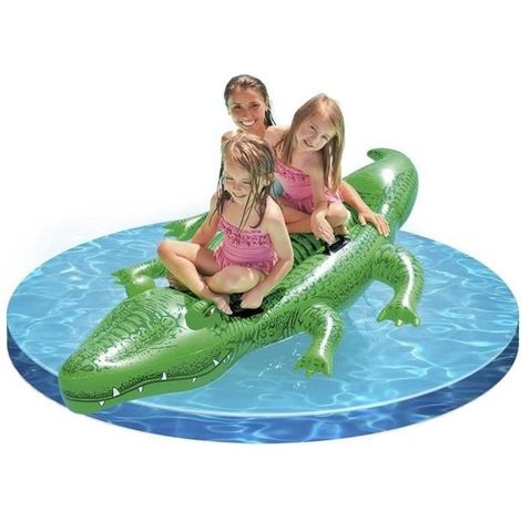 Krokodil zum Reiten - INTEX - Länge 193 cm - Unisex - Ab 3 Jahren (1/3)
