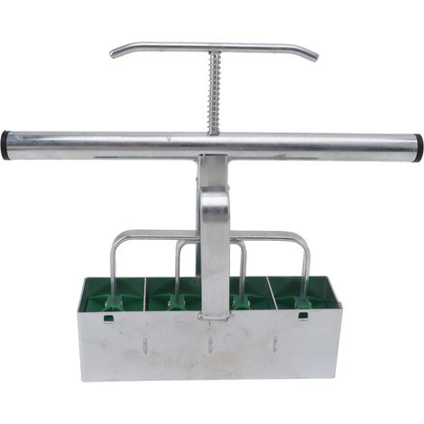 Bloc de terreau à 4 alvéoles avec poignée d'extension, facile à transplanter, pour plateaux de semis et plantes d'extérieur (1/5)