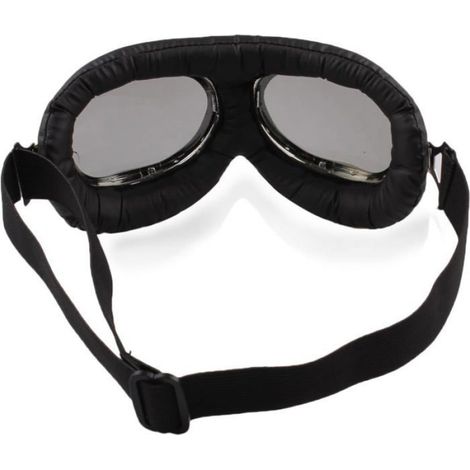Lunettes De Moto - Cadre ABS Et Lentilles PC - Protection UV400 - Pour Motocyclistes - Taille Max 14 X 3,5 Cm - 1 Pièce (1/4)