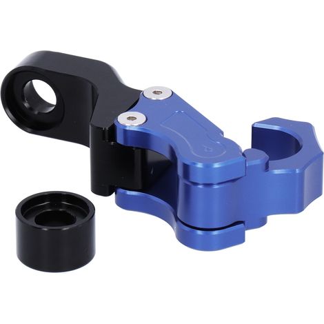 Crochet de casque en alliage d'aluminium CNC, support de sac de bagages, fixation pour rétroviseur arrière, compatible Yamaha XMAX250/300/400, bleu (1/5)