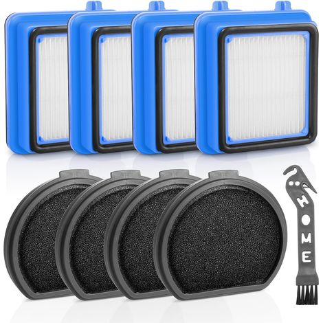 ASPK9 Performance Kit für FX9 Staubsauger Ersatzteile Ersatzfilter, 4 Hygienefilter 4 Vormotorfilter 1 Reinigungsbürste für FX9-1-ANIM FX9-1-MBM